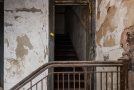 Stairway leading up. Upstairs was off limits to the tour.