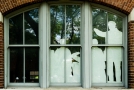 Same as previous image except from the outside looking in.