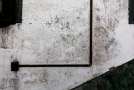 Walls with electric lines and stairs