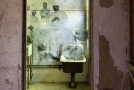 Artist depiction. Mural in the operating room