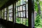 Windowed hallway