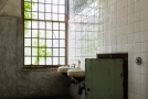 Bathroom with large window